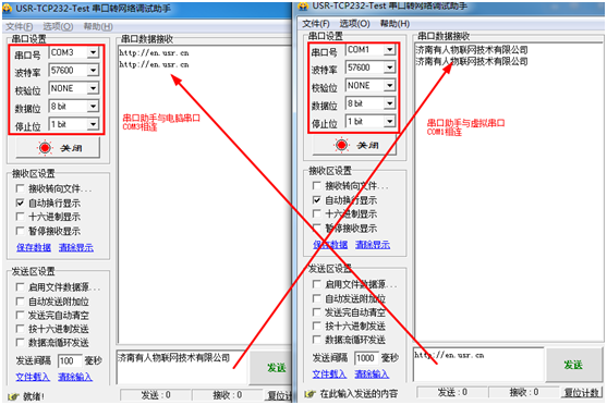 USR-WIFI232-A2/B2基本测试通信和使用方案